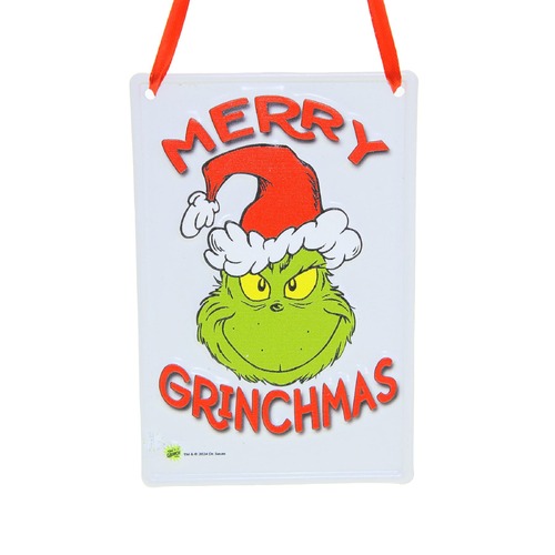 Small Grinch Sign 15x10 - Merry Grinchmas
