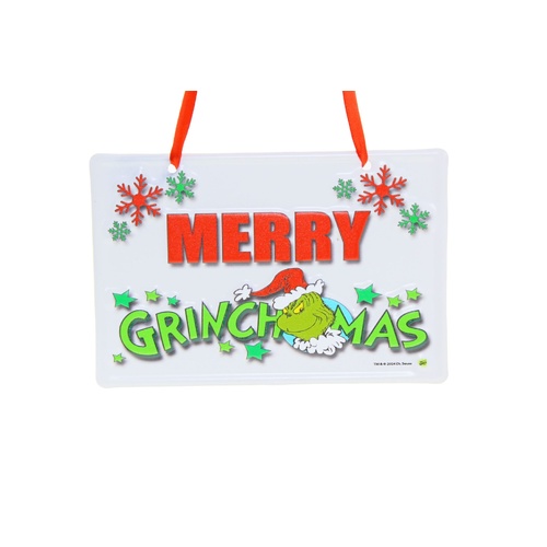 Grinch Sign - Merry Grinchmas 