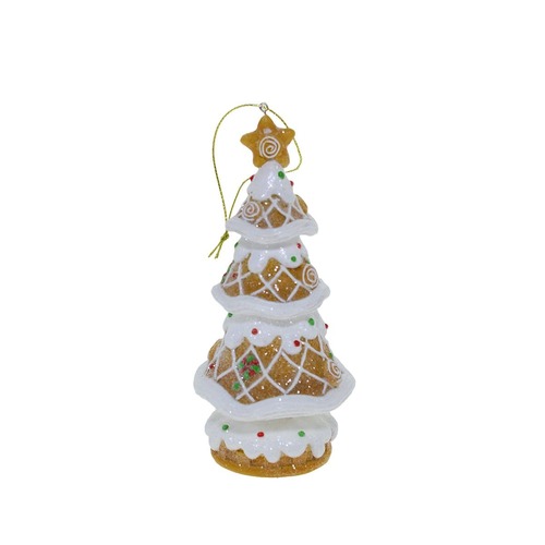 15cm Frosted Gingerbread Tree..