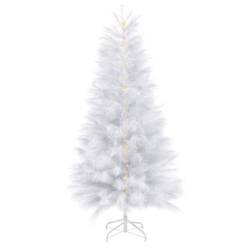 Faux Pampas Tree White