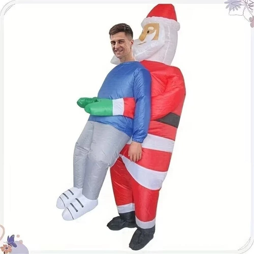 Inflatable Santa Pick Me Up Costume