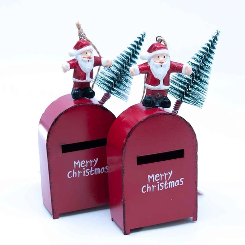Metal Santa Letter Box 