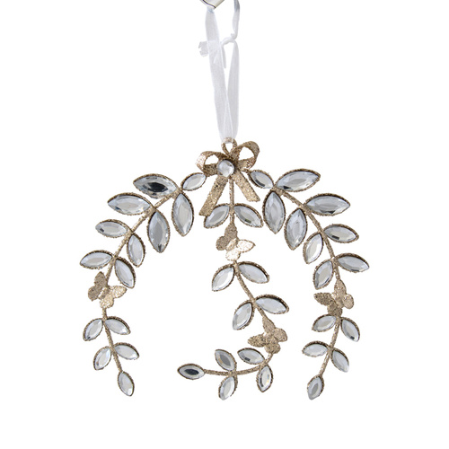 Jewelled Champagne Wreath