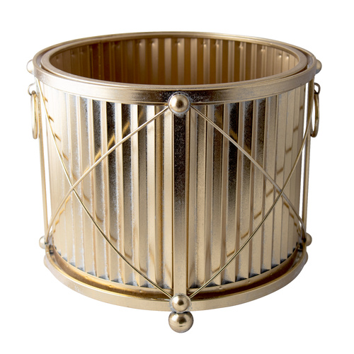 Round Planter Champagne