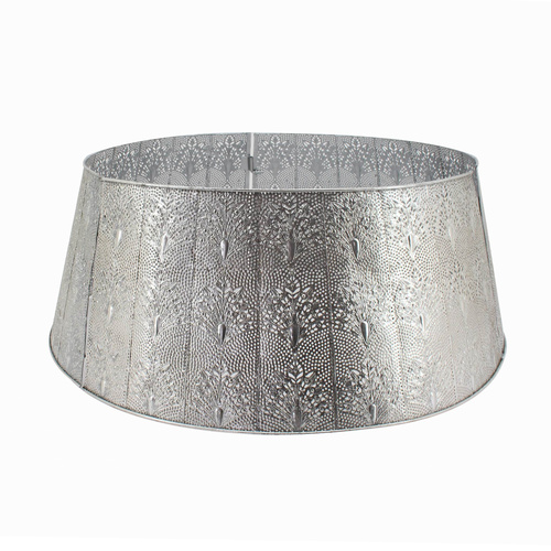 Metal Tree Skirt Silver