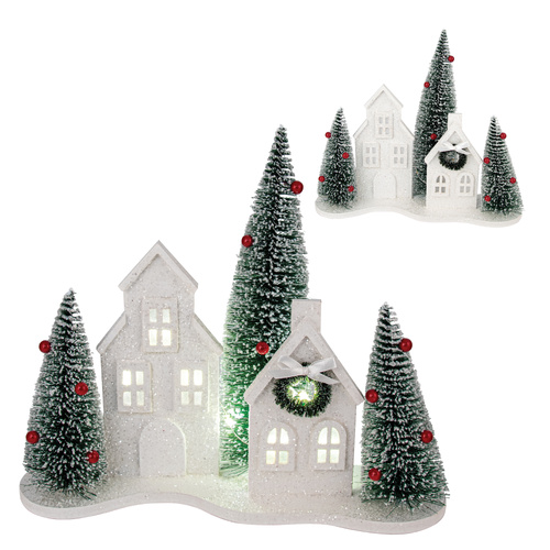 LED White, Green, Red  Houses