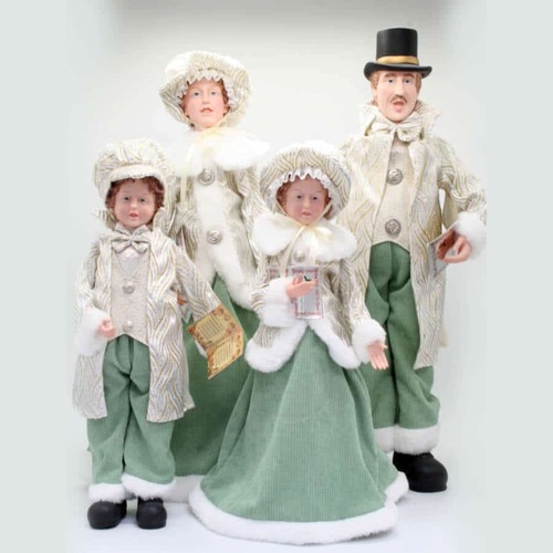 Carolers Family of 4 Mint 65cm