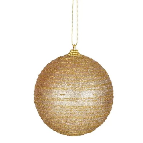 Bauble Foam 10cm Champagne..