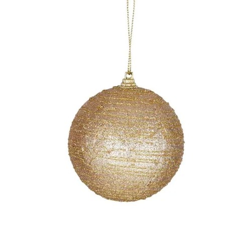 Bauble Foam 8cm Champagne..