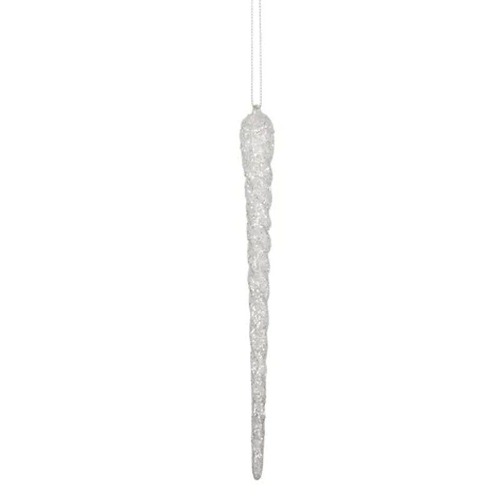 Icicle Hanger Acry 24cm Silver..