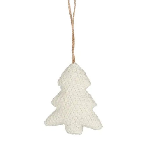 Woven Fabric Tree Hanger 10x11x3cm- Nat..