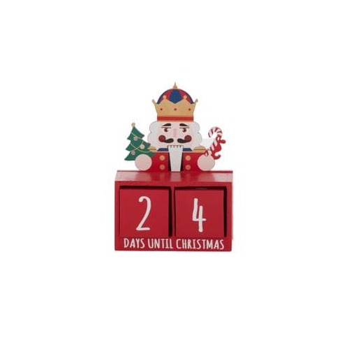 Advent Block Ply 10x13cm Red ..