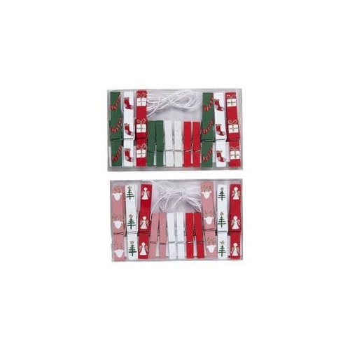  Wood Pegs 8x2x13cm