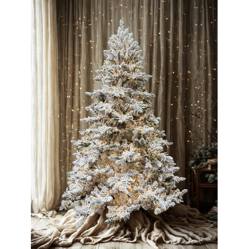 Flocked Snow Pine Christmas Tree