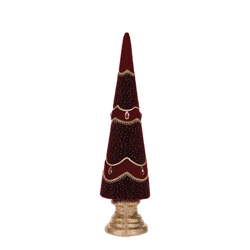 70cm Luxe Burgundy Tree